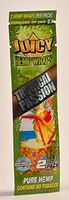 12 Total Natural Juicy Jays Hemp Wraps Tropical Passion Flavor (6 Pack of 2) Made of Pure Hemp Non Tobacco + Limited Edition Beamer Smoke Sticker Producers of Juicy Jays Rolling Papers