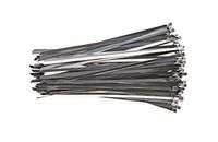 South Main Hardware 888108 100-Pack 10.2 inch, 200-lb Test Stainless Steel Cable Ties, 10.2-Inch, 100 Pieces