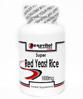 Super Red Yeast Rice 1800mg 180 Capsules ~ Renevitol