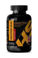 antioxidant Supplement - Cholesterol Relief - All Natural Formula - Promotes Healthy Arteries - Cholesterol Care Supplement - 1 Bottle (60 Capsules)