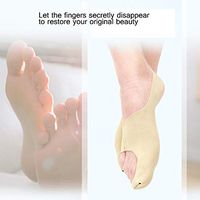 MOXIN Bunion Corrector Bunion Relief, Ultra-Thin Thumb Valgus Orthosis Big Toe Straightener,for Hallux Valgus, Bunion Surgery Pain Relief (1 Pair),L