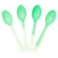 Dessert Crazy Color Changing Spoons, Changes From White to Green When Cold, Wonderful For Parties, Get-Togethers and So Much More!