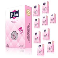 Pufai Cigarette Filter Tips Tar Blocker Regular Size 8 mm 300 Piece 10 Boxes Pink