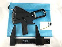 AnthroFlex Basic Anthropometry Kit with Slim Guide Skinfold Caliper, Lufkin W606PM Anthropometric Tape Measure, Small Bone Anthropometer, Manual with Charts for Measuring Body Fat Percentage (Black)