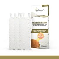 Embrace Active Scar Defense for New Scars, FDA-Cleared Silicone Scar Sheets (SIZE X-Large (6.3 Inch)) 30 Day Supply