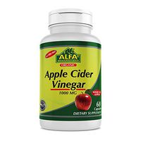 Apple Cider Vinegar 1000 Mg 60 Capsules - Dietary Nutritional Supplement - Detox