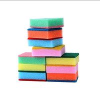 10PCS Cleaning Sponges Universal Sponge Brush Set Kitchen Cleaning Tools Helper (A)