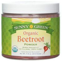 Sunny Green Organic Powder, Beetroot, 7.4 Ounce