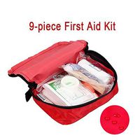 Nifera 9PCS First Aid Adult Kit Outdoor Emergency Kit Small Compact All Purpose Medical Set for Office Home Outdoors Travel Camping Convenient