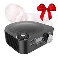 HXMSXROMID White Noise Machine Sleep Aid Device 10 Soothing Natural Sounds Therapy for Baby, Adults, Insomnia, Sleeping Trouble, Seniors, Shift Workers etc. USB or Battery Powered with Timer