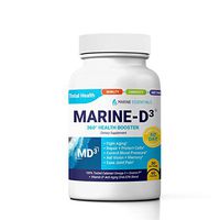 Marine Essentials- Marine D3"Improved Capsule Formula" Super Antioxidant Omega 3 Anti-Aging Calamari Seanol-P DHA (60 Capsules)
