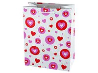 bulk buys BH433 Medium Craft Hearts Gift Bag