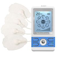 2nd Edition BM8ML Blue FDA Cleared Powerful Electrotherapy Pain Relief TENS Unit EMS nmes Unit Machines for Back Neck Shoulder Knee Legs Pain Relieving Injury Recovery HealthmateForever
