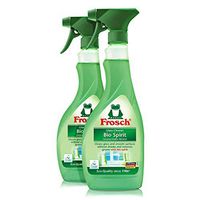 Frosch Natural Bio Spirit Glass and Multi-Surface Cleaner Spray, 16.9 fl oz (pack of 2)