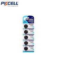 PKCELL 3V CR2025 BR2025 DL2025 Button Cell Batteries 5Pcs