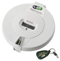 e-Pill MedTime Plus – Advanced Locked Automatic Pill Dispenser - Solid lid