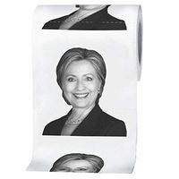 Funny Toilet Paper，Hillary Clinton Toilet Paper，Novelty-Political Toilet Paper Roll，Gag Prank Joke Gift