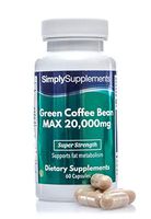 Green Coffee Bean Extract Capsules | Potent 20,000mg Formulation | with Added Zinc to Support Fat Metabolism | 60 Capsules = Up to 2 Month Supply | Manufactured in The UK