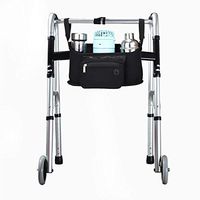 FUSHIDA Walker Rollator Accessory Bag Walkers, Waterproof & Durable Tote Bag for Wheelchairs, Folding Walkers,Walker Storage Pocket for Disabled Elderly 1910GJB0258BLA