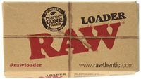 Raw Natural Rolling Papers Cone Loader Card and Poking Tool (2 Pack)