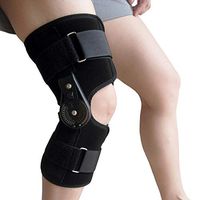 Laxmedi Hinged ROM Knee Brace, ACL Knee Brace Support Stability Immobilizer Recovery with Adjustable Locking for Surgery, Torn Hyperextension