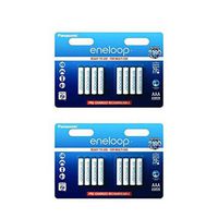 16 AAA Panasonic Eneloop BK-4MCCE Rechargeable Batteries min 750 mAH