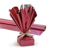 Hygloss Products Mylar Gift Wrap Roll - Great for Gift Bags, Baskets – 24 Inch x 8.3 Feet, Pink