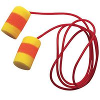 3M Ear Plugs, 200/Box, E-A-R Classic SuperFit 311-1125, Corded, Disposable, Foam, NRR 33, For Drilling, Grinding, Machining, Sawing, Sanding, Welding, 1/Poly Bag