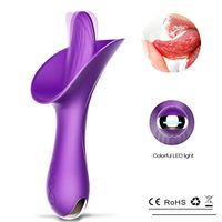 Female Stimulator 10 Speeds Waterproof Orgasmn Tongue Lick Vibrantor Oral Tongue Simulator Adult Licking Kiss Toys for Women Waterproof