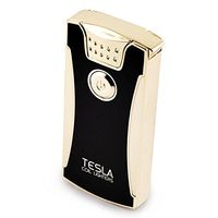 Tesla Coil Lighters™ USB Rechargeable Windproof Dual Arc Lighter (Gold)