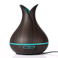 Mini Humidifier Clearacne, 400ml Air Aroma Humidifier Ultrasonic Air Aromatherapy Essential Oil Diffuser Version Essential Oil Diffuser Aroma Essential Oil Cool Mist Humidifier (Black)