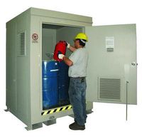 B400-68 Gallon Sump Capacity - Hazmat Storage Buildings, SECURALL - Each