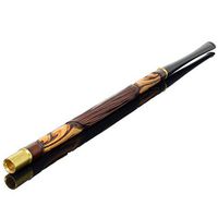 10.6''/270mm *Modern* XLong Wooden Cigarette Holder Engraved, Smoking Slim Cigarettes