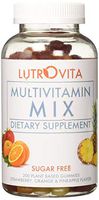 Lutrovita Sugar Free Multivitamin Gummy, Pineapple, Orange, Strawberry, 200 Count