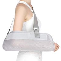 Shoulder Abduction Sling with Pillow Adjustable Arm Shoulder and Rotator Cuff Support Shoulder Immobilizer for Men and Women - Universal,Gray