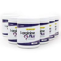 L - Arginine Plus 6 - pack Cardio Health Formula And Nitric Oxide Booster ,Grape 13.4 Oz.