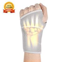 Wrist Brace for Carpal Tunnel，Comfortable and Adjustable Wrist Support Brace for Arthritis and Tendinitis, Wrist Compression Wrap with Pain Relief，Suitable for Both Right and Left Hands