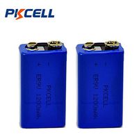 9V Non-Rechargeable Lithium Battery 1200mAH for Smoke Detectors