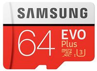 Samsung 64GB EVO Plus Class 10 Micro SDHC with Adapter (MB-MC64GA/AM)