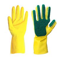 POPULAR LIFE Kleen Mitt Green Glove for Right Hand | One Size Fits Most, Medium Grade Scouring Pad