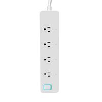 Mkcether Smart Power Strip, Wifi Surge Protector, Voice Control Work with Alexa Echo and Google Home, 4 AC Outlets App Control Appliances, Individual Control, Timing Schedule,for Home,Office, and More
