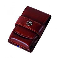 S.T. Dupont Red Leather Lighter Case 180624ST For Line 2 and Gatsby
