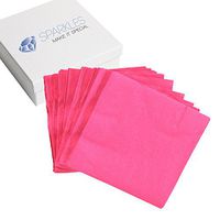 Sparkles Make It Special 50 pcs 2-Ply 5" inch Paper Napkins - Fuchsia - Cocktail Drink Party Wedding Reception