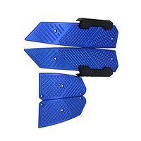 Frames & Fittings CNC Motorcycle Accessories Modified Footrest Foot Pad Pedal Plate Parts for Honda Forza300 MF13 Forza 300 125 250 2018 2019 - (Color: Black)