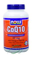 Now Foods, CoQ10 with Omega-3 Fish Oil, 60 mg, 240 Softgels