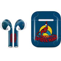 Skinit Decal Audio Skin for Apple AirPods with Wireless Charging Case - Officially Licensed Marvel/Disney The Amazing Spider-Man Design