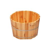 Foot Tub，Foot Tub for Soaking Feet，Foot Spa Wooden Tub， Foot Basin Wooden Bucket，Wooden Wash Basin，Household Small Wooden Barrel
