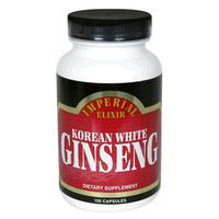 Imperial Elixir Korean White Ginseng, 100 Capsules (Pack of 2)
