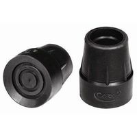 Cane Tip Color: Black, Size: 0.875"