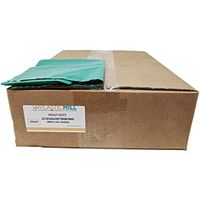 PlasticMill 12-16 Gallon Garbage Bags: Green, 1 MIL, 24x31, 250 Bags.